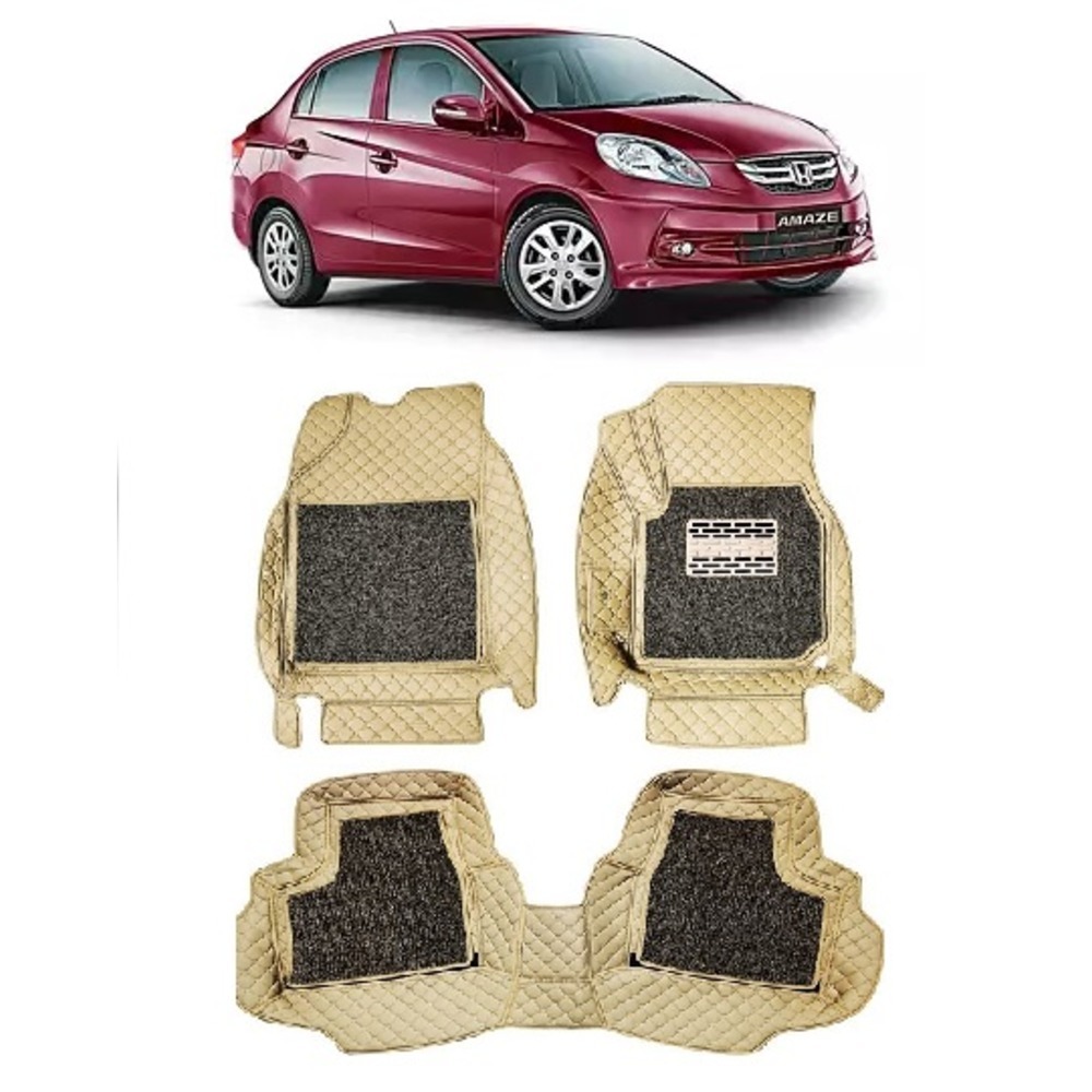 Floor Mats for Amaze old - beige